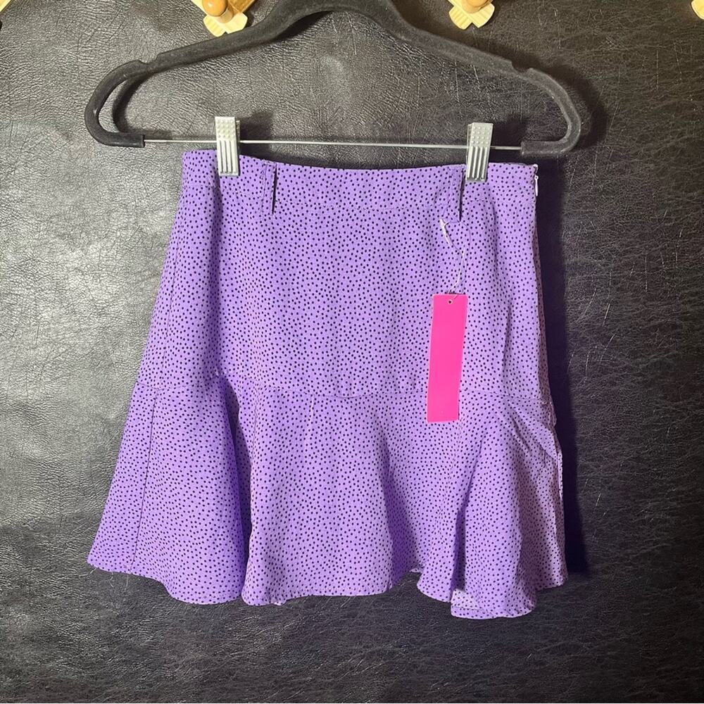 Love For Humanity Couture Purple Dot Skort Size‎ XS